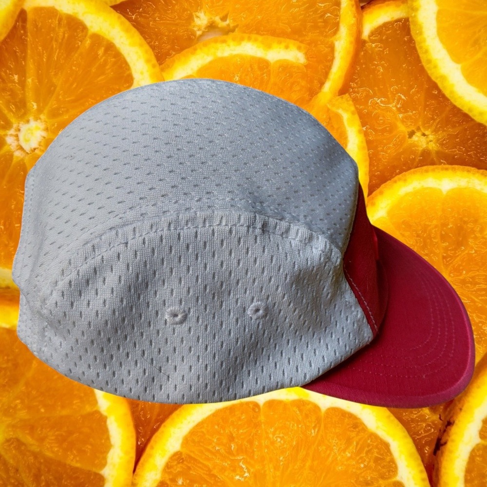 Converse Mesh Camp Cap Pink White Adjustable Strap Sporty Athleisure View 5